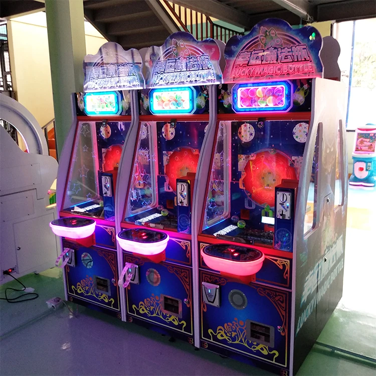 Singapore Factory Kids Coin Operated Amusement Park Coin Pusher Arcade Game Lottery Ticket Machine Redemption Game Machine Sale Buy Kids Lottery Game Machine Kids Coin Operated Game Machine Kids Lottery Game Machine Product