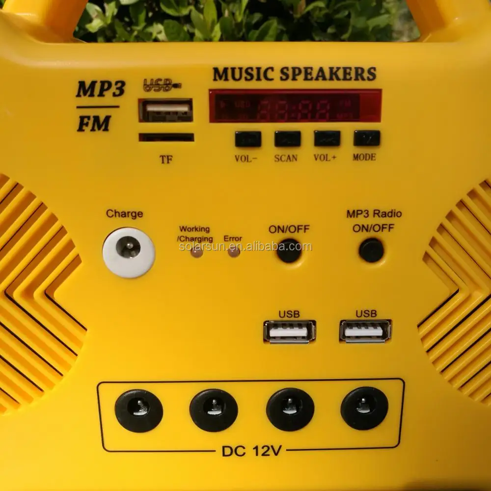 DC power generation system solar power lighting with radio, MP3 function Solar Energy Systems