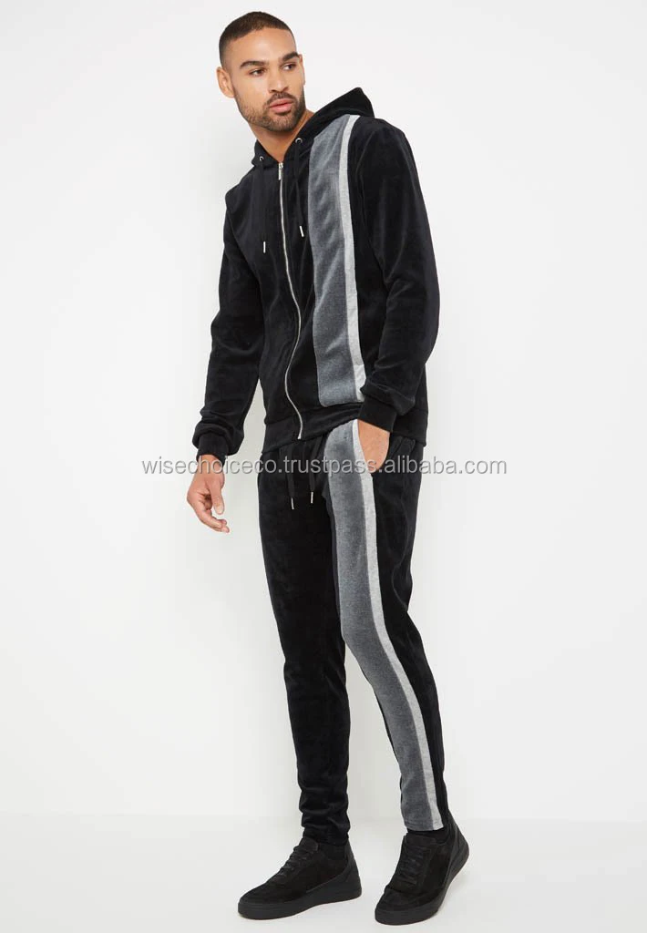 Mens Velour Tracksuit Best Quality With Custom Logo All Colors Best