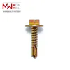 DIN Hex Flange Head Yellow Zinc Self Drilling Screw