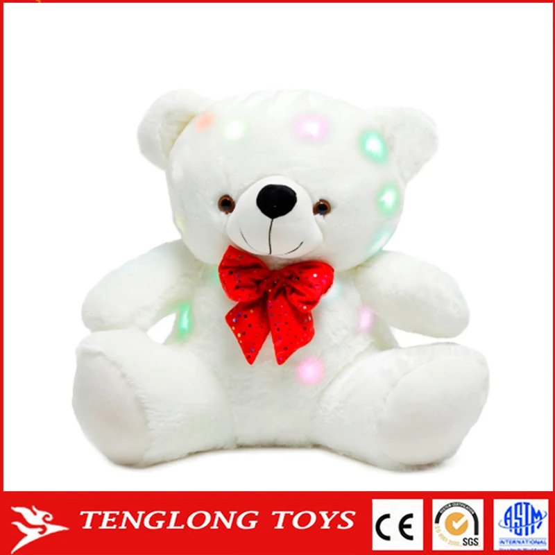 ce approval lovely valentine gift led night light teddy bear toy