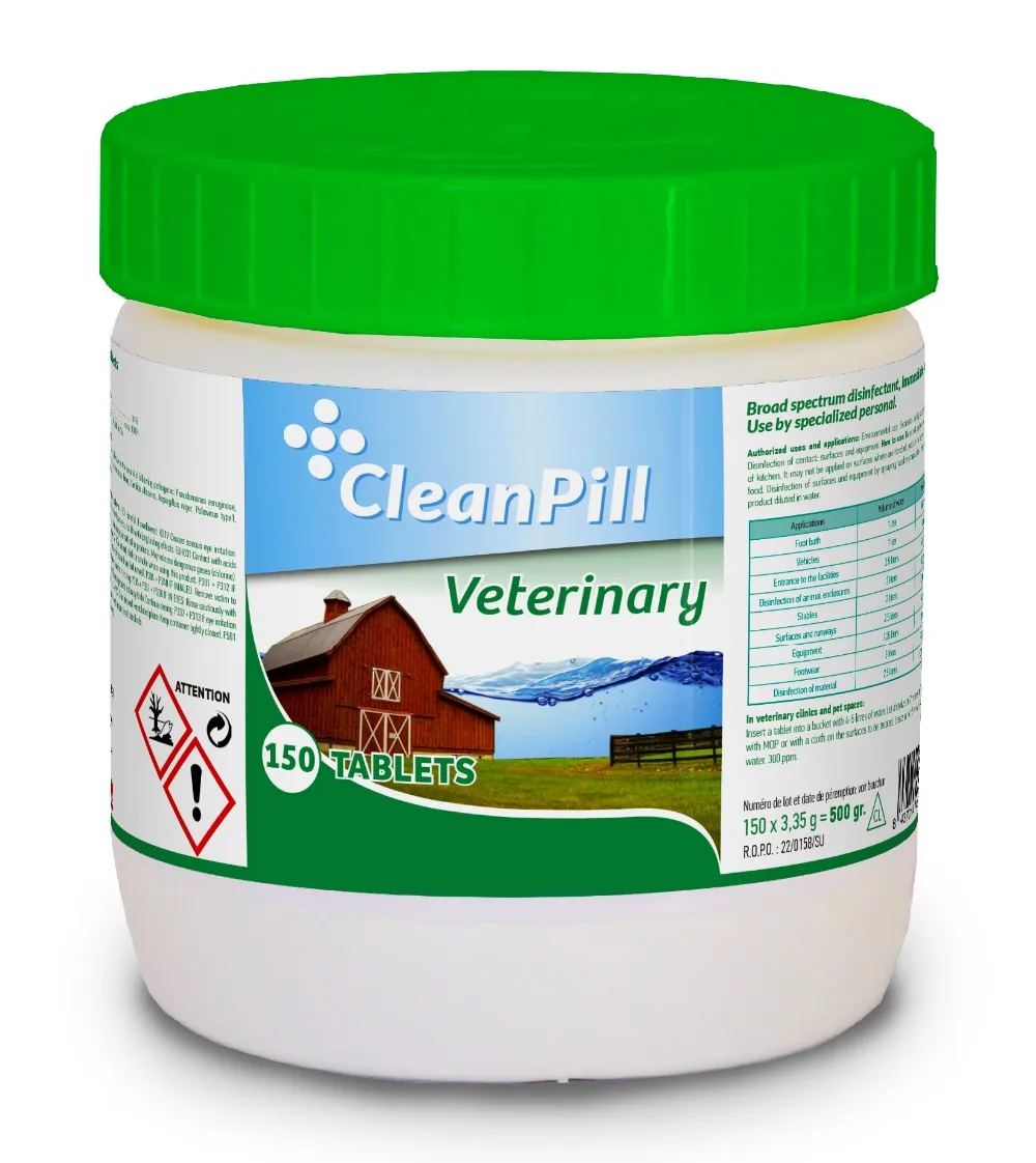 Disinfectant Veterinary Bleach Tablets To Clean Animals Spaces