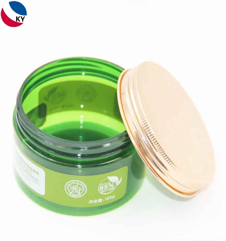 Gold Tops Colored 4 Ounce Body Scrub Jars Body Cream Jar Body Lotion