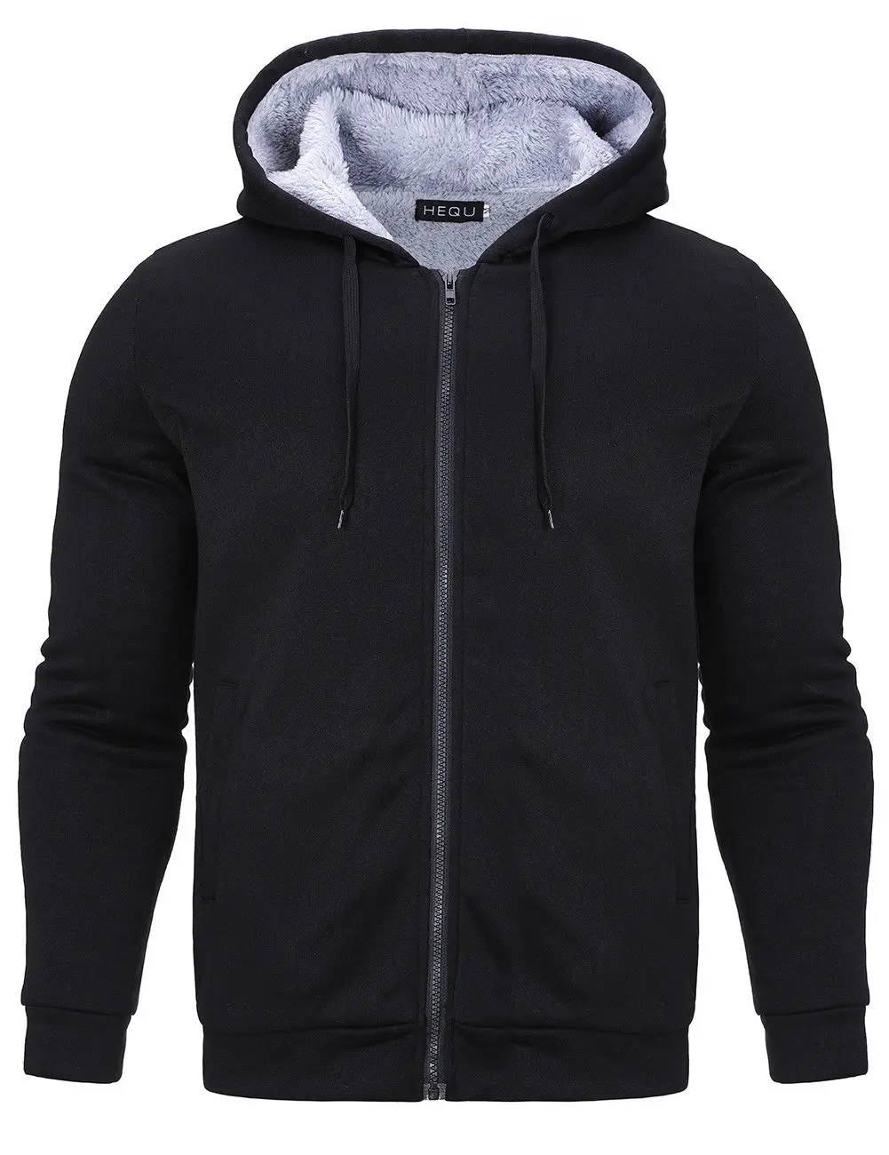 Download Mens Fleece Hooded Hoodies Sweatshirt Jumper Pullover Warm ...