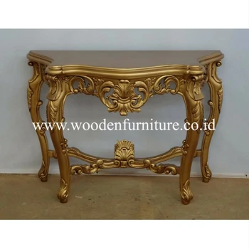 Golden Hall Table Antique Reproduction Console Mahogany Wood Console Table Mahogany Wood