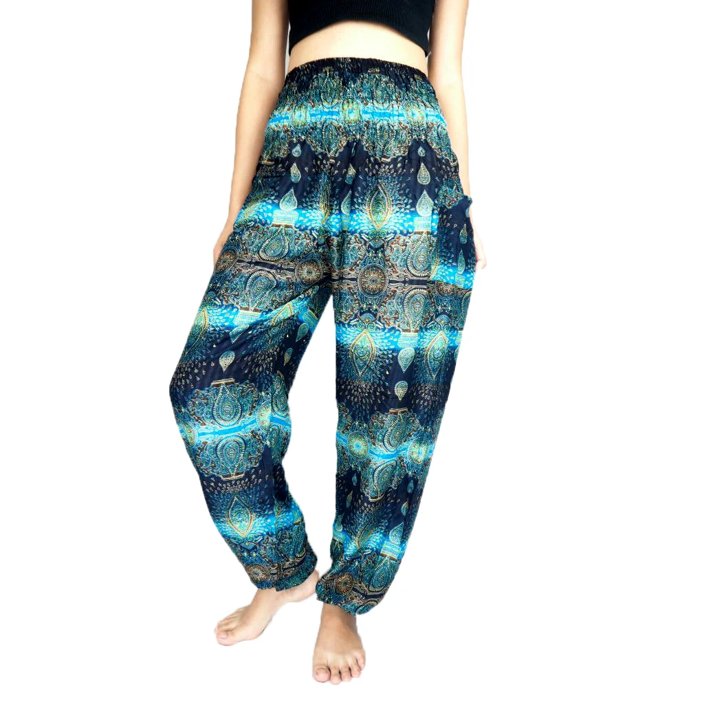 Napat Hippie Bohemian Harem Trousers Pants Boho Pants Yoga Pants Nature ...