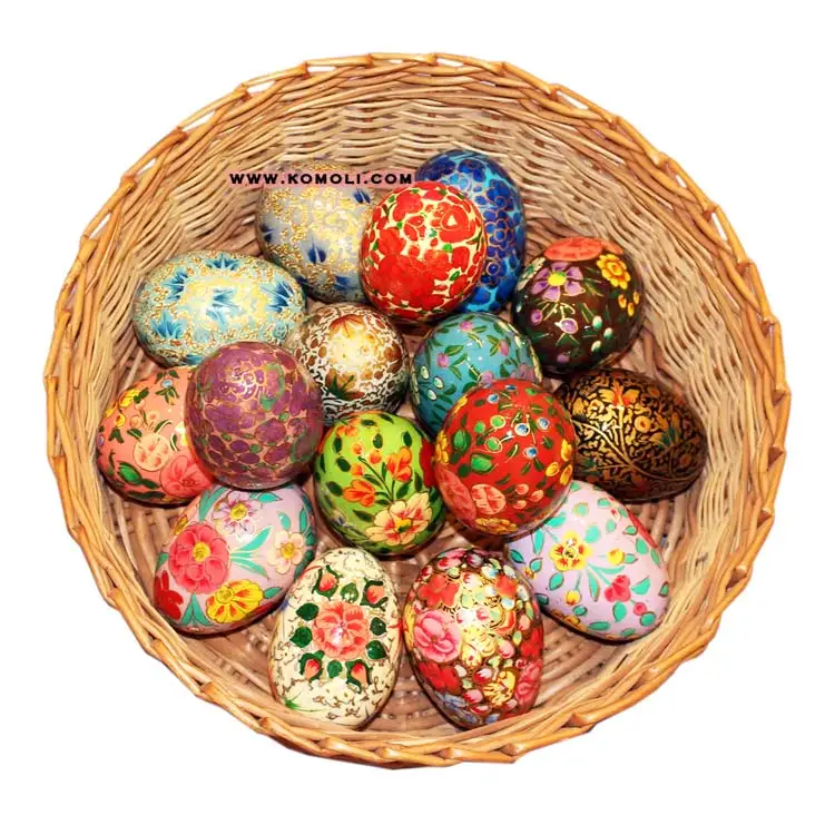 wooden easter eggs