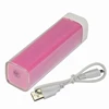 Candy color lipstick mobile phone power banks charging band free sample