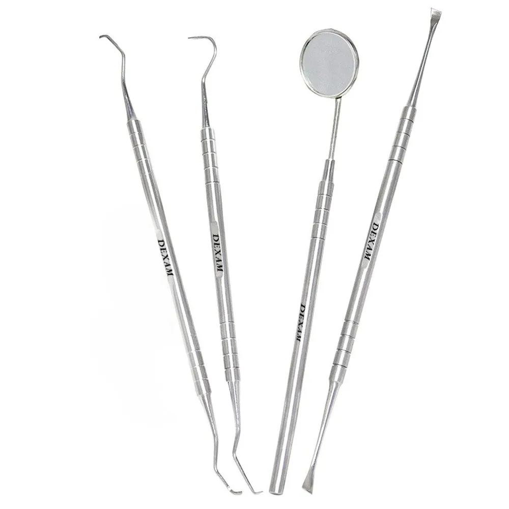 Iso Certified Dental Teeth Cleaning Set Stainless Steel Instrument 4