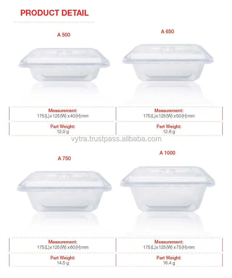 1000ml Rectangular Pp Plastic Food Storage Container With Lid Buy Plastic Container Plastic Food Container 1000ml Plastic Container Product On Alibaba Com