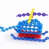 Children toys baby creativity many colors plastic snowflakes diy building blocks