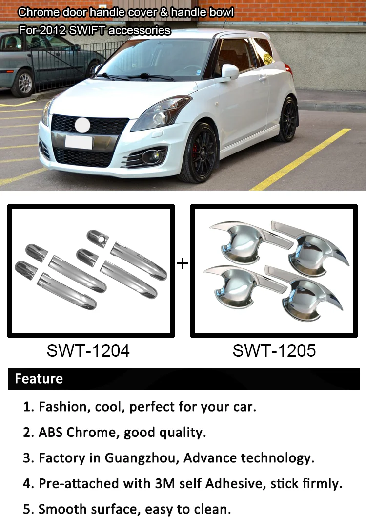 Car Accessories Car Handle Cover Fit For Swift 2012 Buy For Swift Car Accessories,Chrome Car