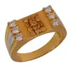 Fine Jewelry 18 Kt Solid Yellow Gold Men's Ring Size 6.5,10 Engagement Wedding Wear Lord Ganesh Ji