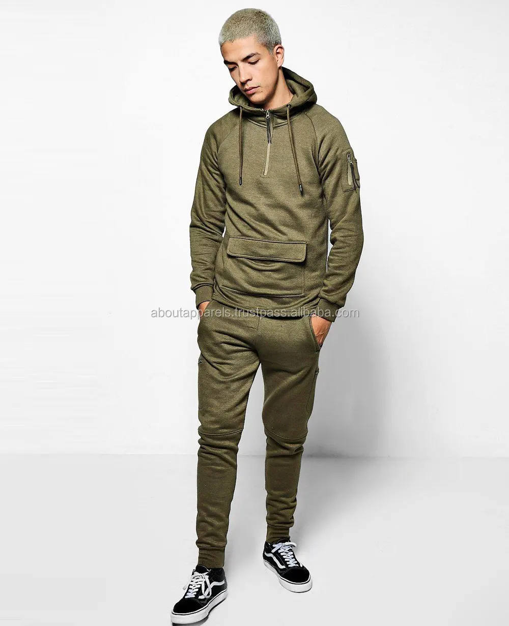 Oem Sportswear Sets High Quality Mens Sweat Suit Wholesale Slim Fit