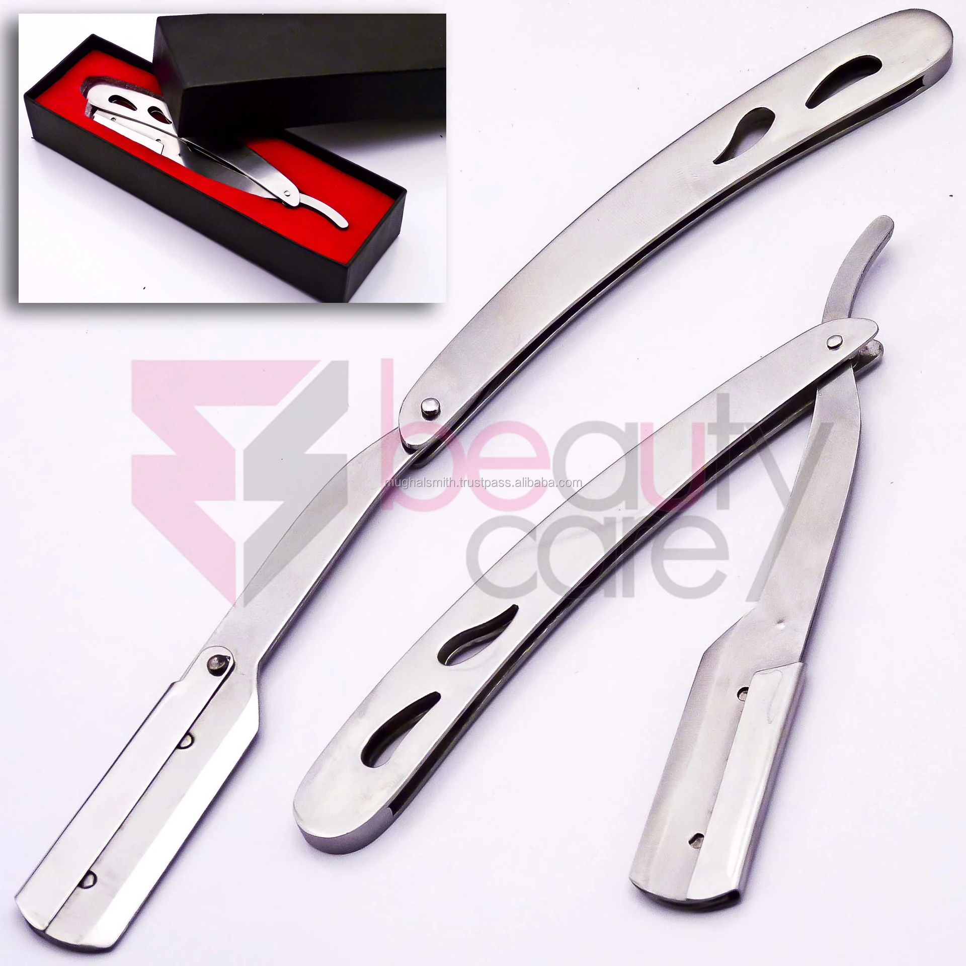 Barber Finger Razor With Titanium Coated/ Finger Razor With Leather