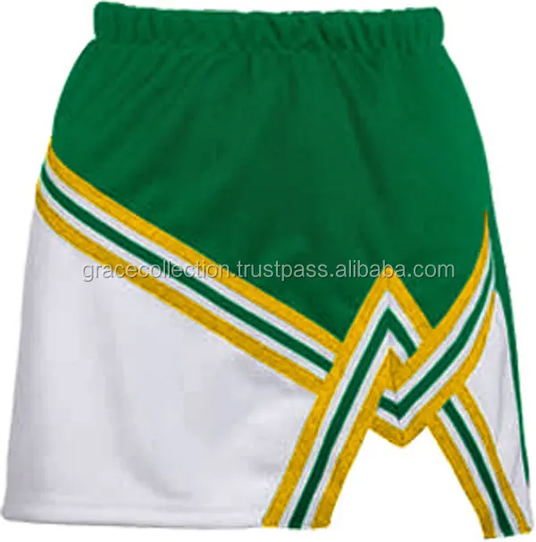 cheerleader skirt green