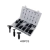 408Pcs Assorted Type Car Fender Trim Panel Rivet Weatherstrip Retainer