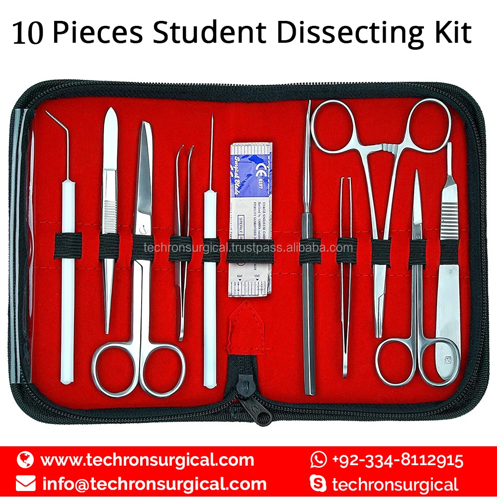 10 Pieces Medical Student Operation Theater Ot Dissecting Anatomy ...