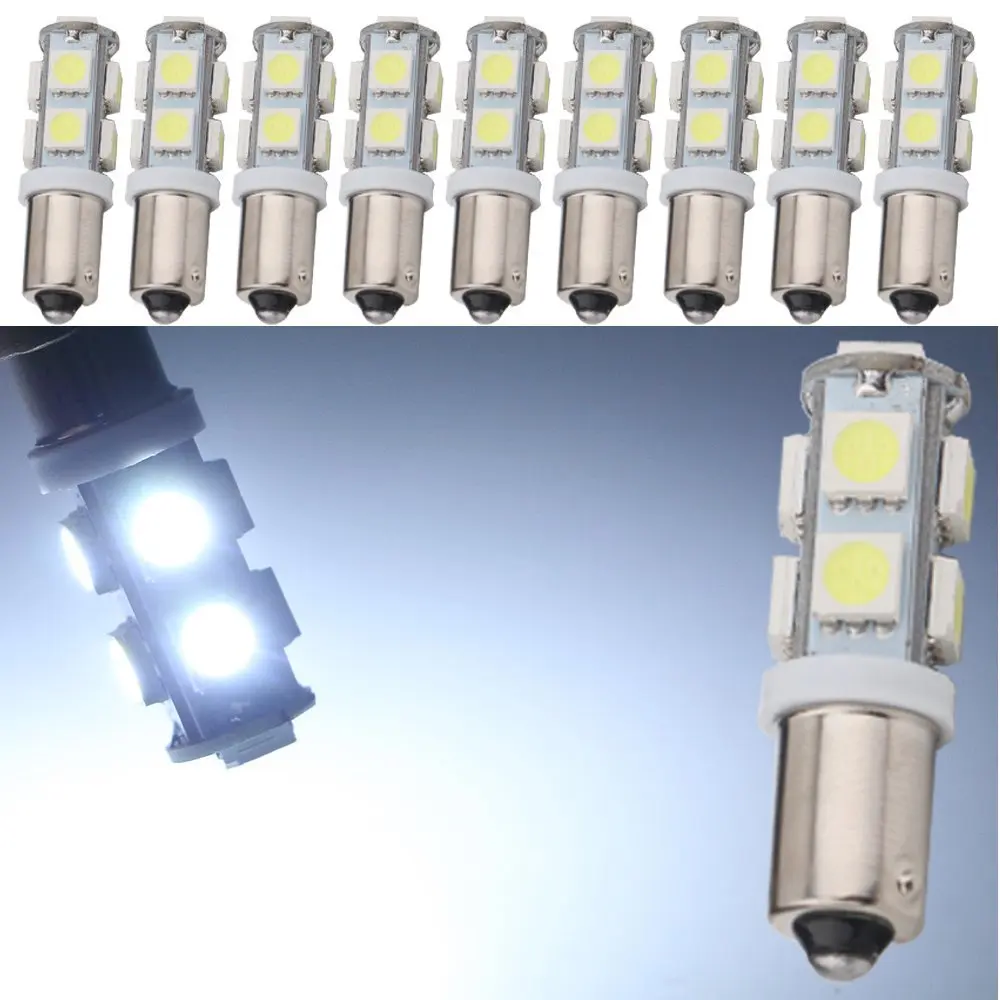 Fansport 10PCS Car Light Bulb Universal Turn Signal Light Bulb Super Bright Miniature Bulb for Auto Motorcycle