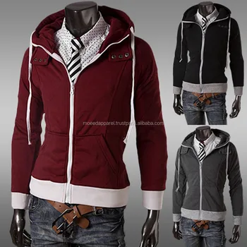 long hooded cardigan sweater mens