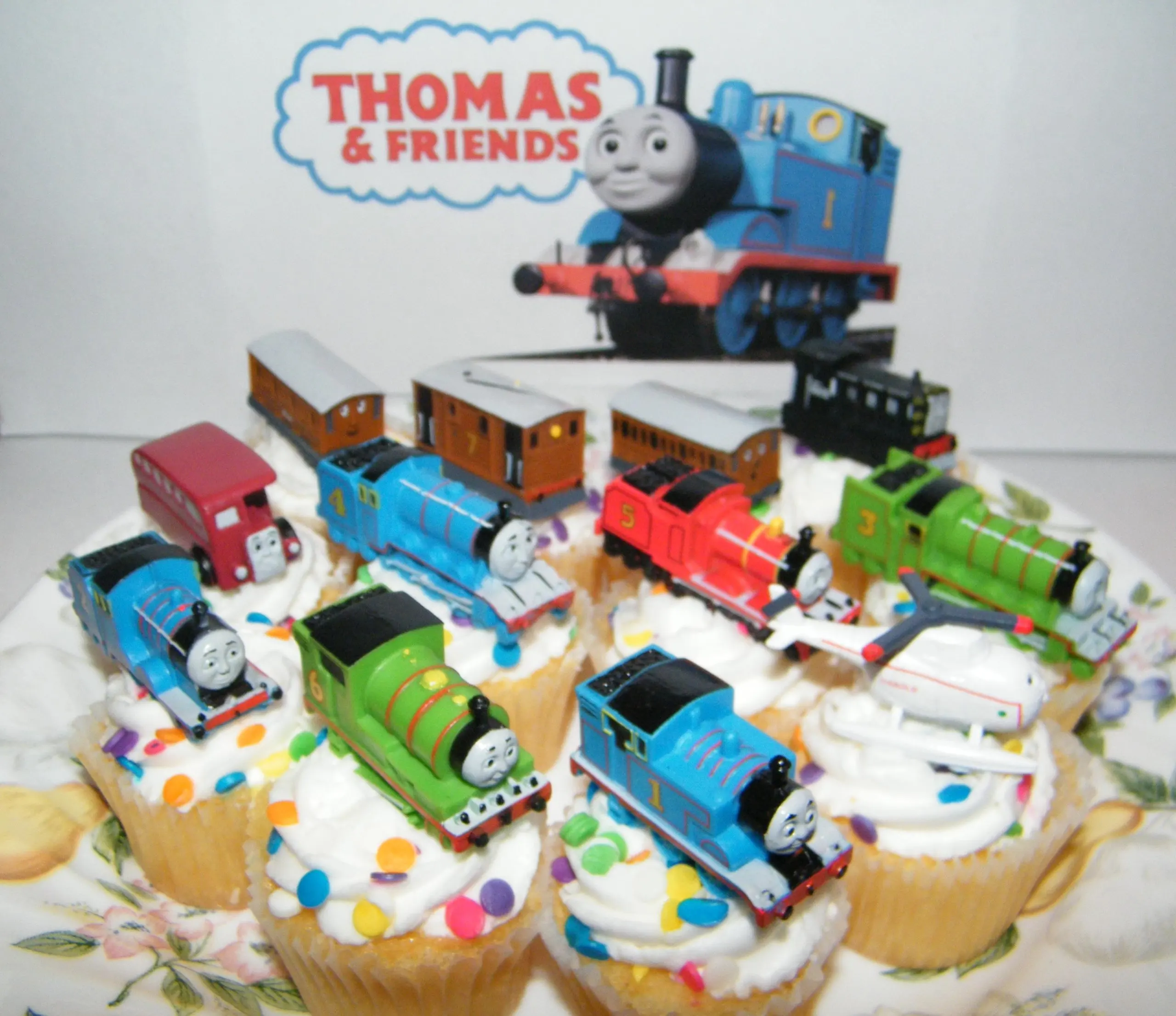 Buy Edible Cake Decorations Thomas The Tank Engine And Friends Set