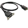 Custom-made USB type a/b/c micro b cable assembly