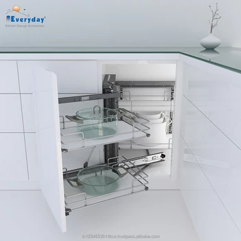 Modern Super Magic Corner For Kitchen Storage Basket Buy Modular