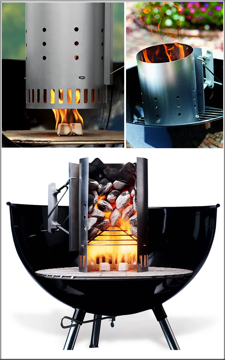 Top Quality Rapidfire Bbq Lighter Chimney Charcoal Fire Starter Made In