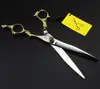 7 inch Professional Japanese Scissors 18.5cm Barber Hairdressing Scissors Set Salon Hair Cutting Thinning Scissors Comb Cutter S