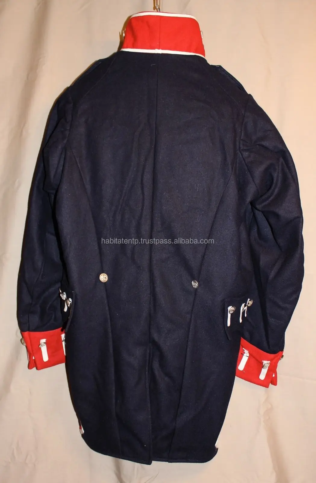 Customize 1812 Us Pattern Uniform Jacket Usa Old Fashion Hussar Men