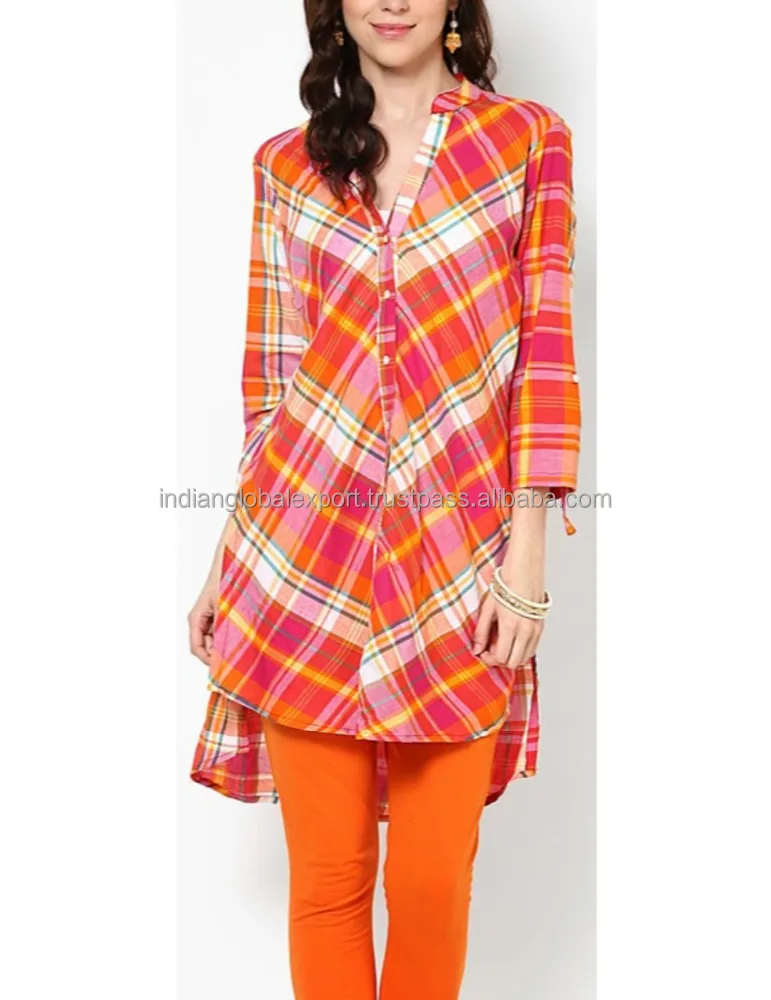 shirt style ladies kurti