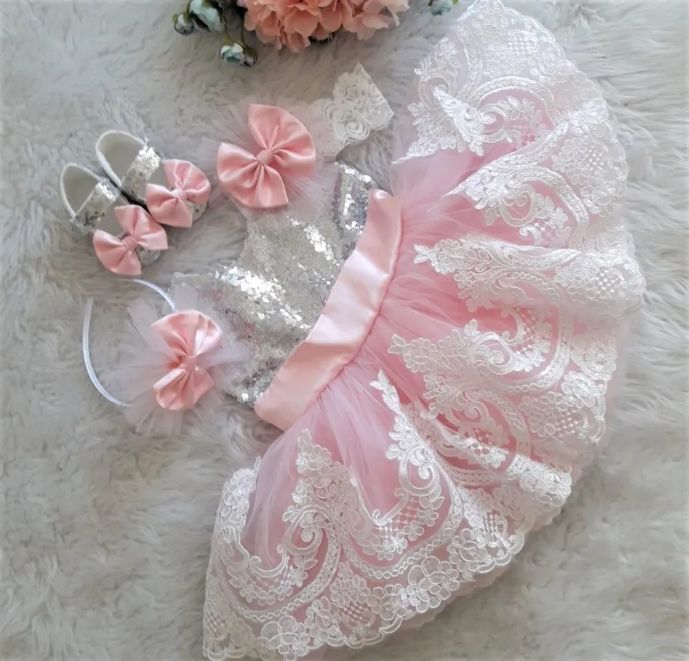 Dresses Baby Girl Weddings Party Kids Clothes Wholesale Custom Newborn