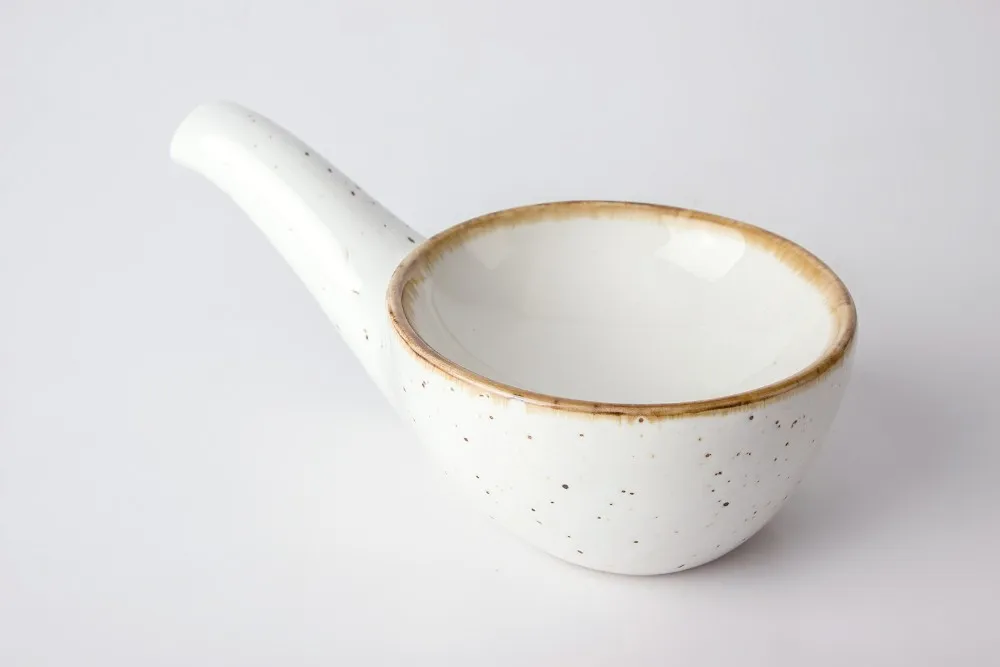 product-85 Decorative Ceramic Pipe Shaped Bowl for restaurant hotel-Two Eight-img