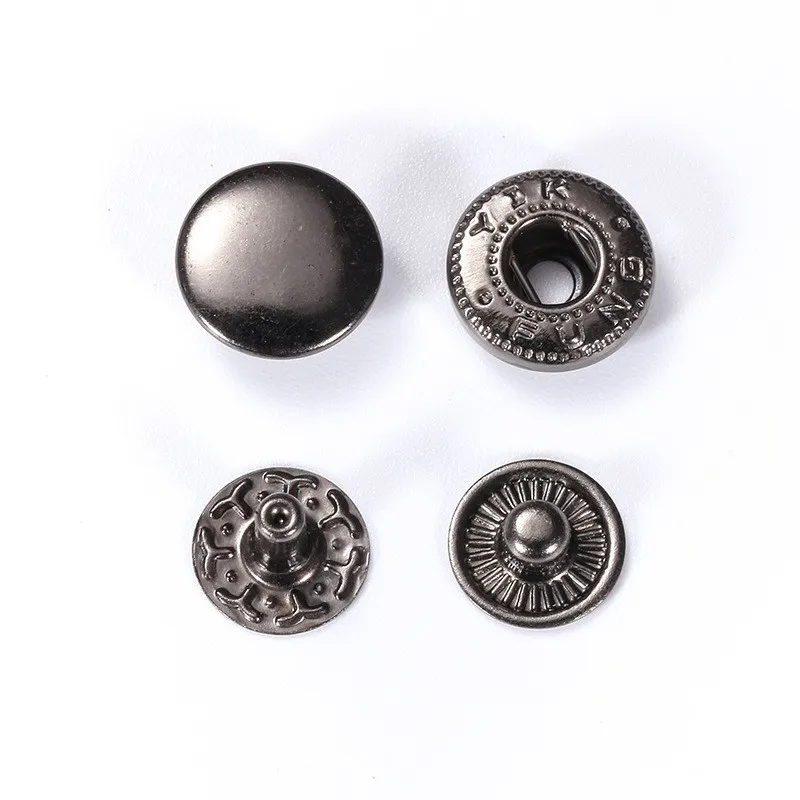 Factory Wholesale 10mm Clothes Metal Snap Buttons For Clothing - Buy ...