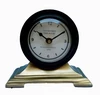 Round Two tone table clock For Home Decoration