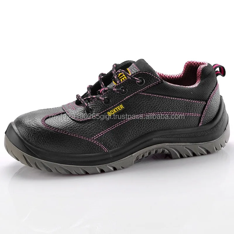 Malaysia Factory Pink Women Safety Shoe Manufacturer,Stainsteel Toe