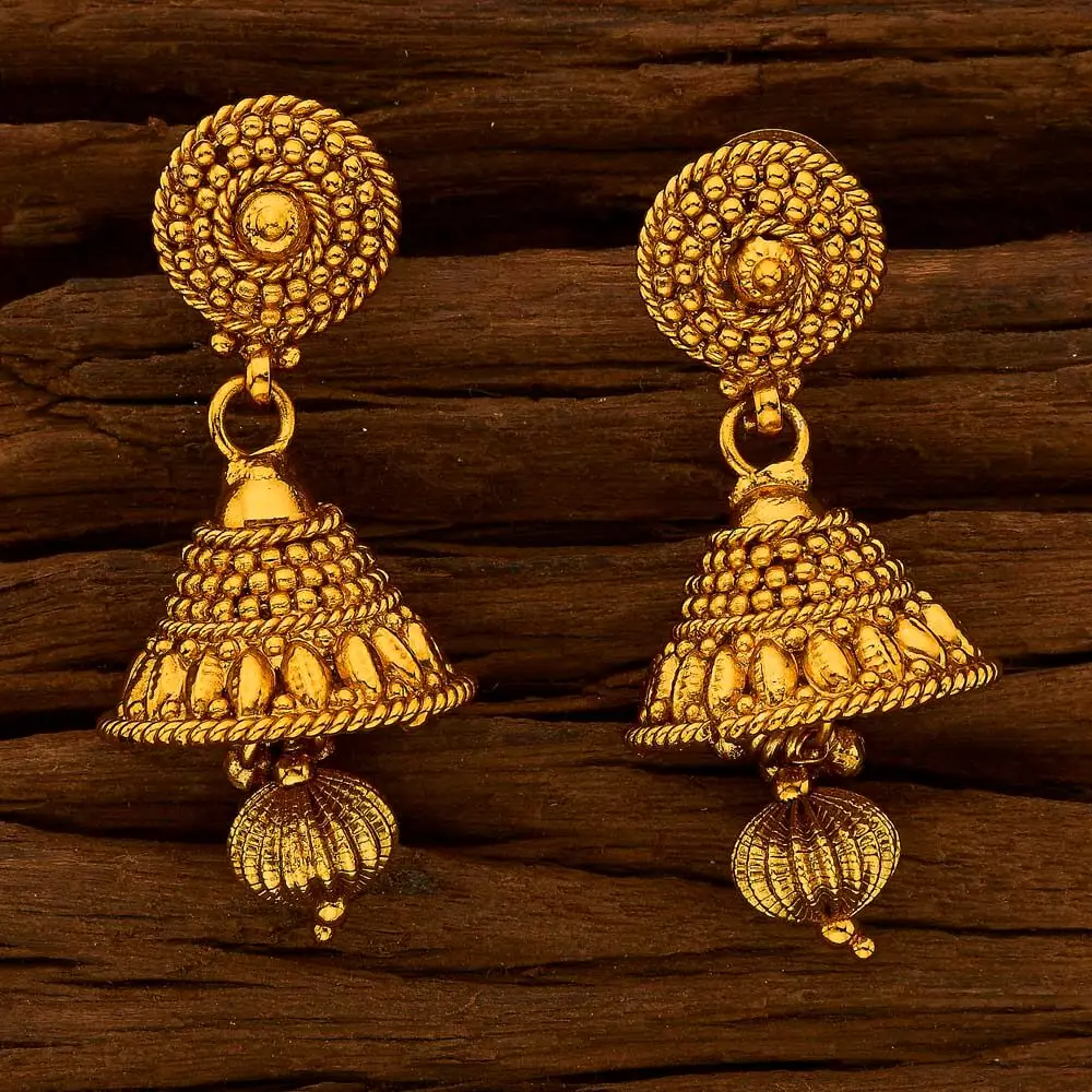 Wholesale Gold Plated Jhumki Earrings India,Uk,Usa,Uae,Wholesale ...