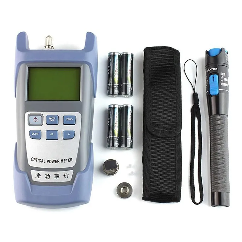 fiber optic FTTH/FTTx Testing Tool Kits with VFL Power Meter and FIber Cleaver