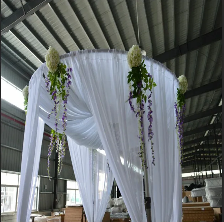Adjustable Pipe And Drapes Curtain Backdrop For Wedding Party
