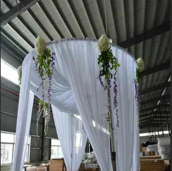 Adjustable Pipe And Drapes Curtain Backdrop For Wedding Party