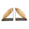 metal leaf bookends