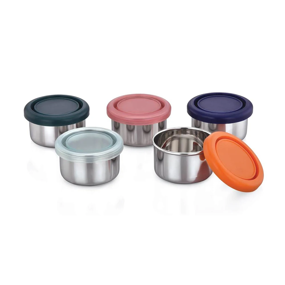 Best Airtight Stainless Steel Dip Container With Food Grade Silicon For