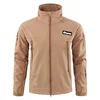 Winter Fleece Waterproof Windproof Jackets Men Soft Shell Camo Jacket Coat Male New pocket Hooded Outwear