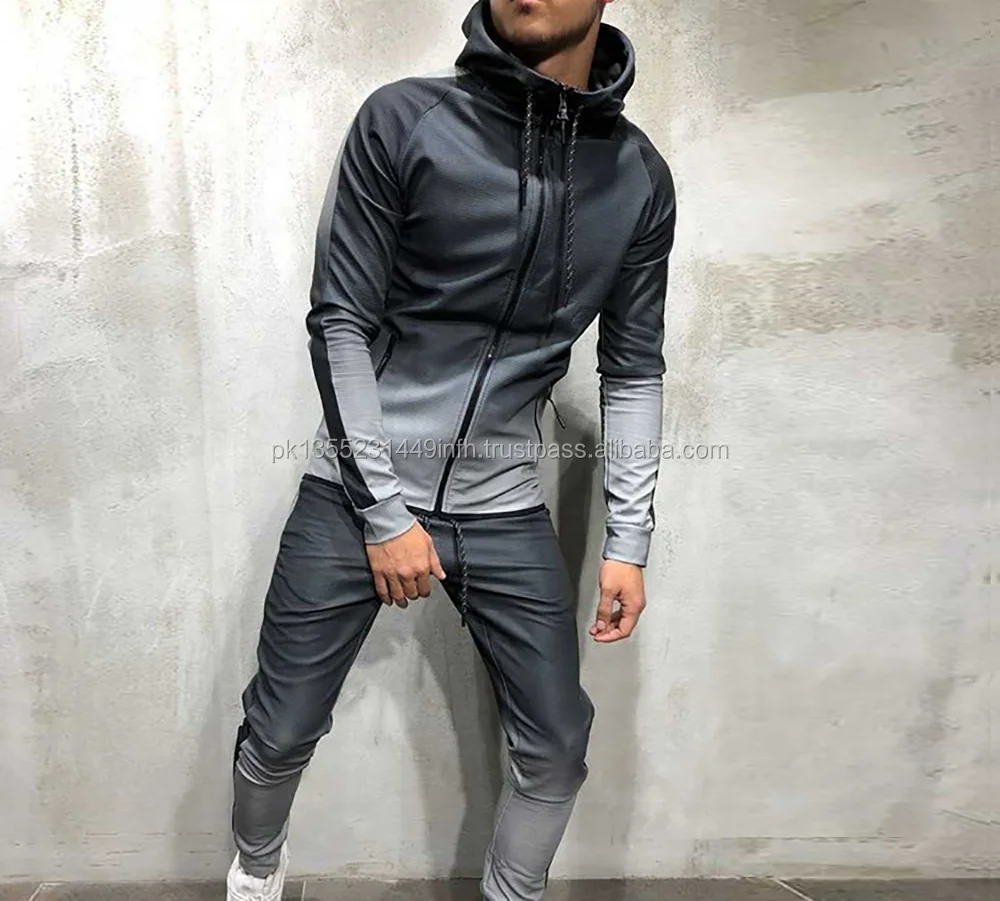 New Stylish Plain Cotton Bulk Velour Sweatsuit Custom Velvet Tracksuit Men Buy Beautiful
