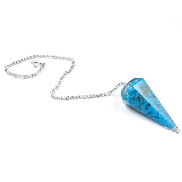 Turquoise Orgone Pendulums : Wholesale Dowsing Gemstone Pendulums For ...