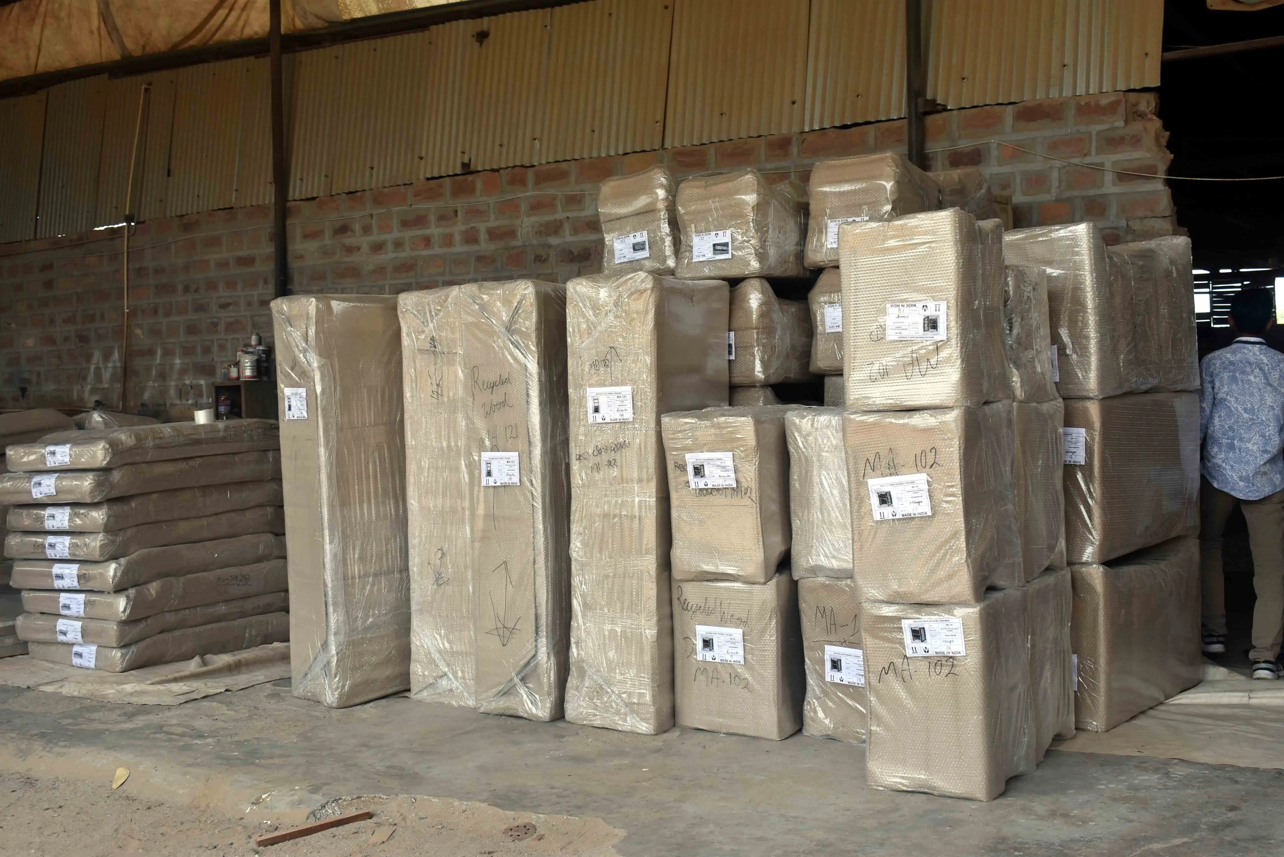 Indian Antique Look Mango Hand Painted Wood Almirah For Sale - Buy Home ...