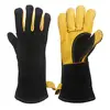 Flip Fur Ab Class Labor Protection Gloves Welder Handling High Temperature Manufacturers 2112 Electric Welding Gloves Double