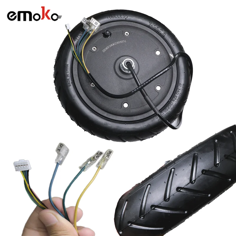 Electric Scooter Parts Motor With Air Wheel Tire For Htt4 8.5 Inch
