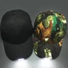 Custom baseball Night LED lantern hat sports fishing cap caps with light