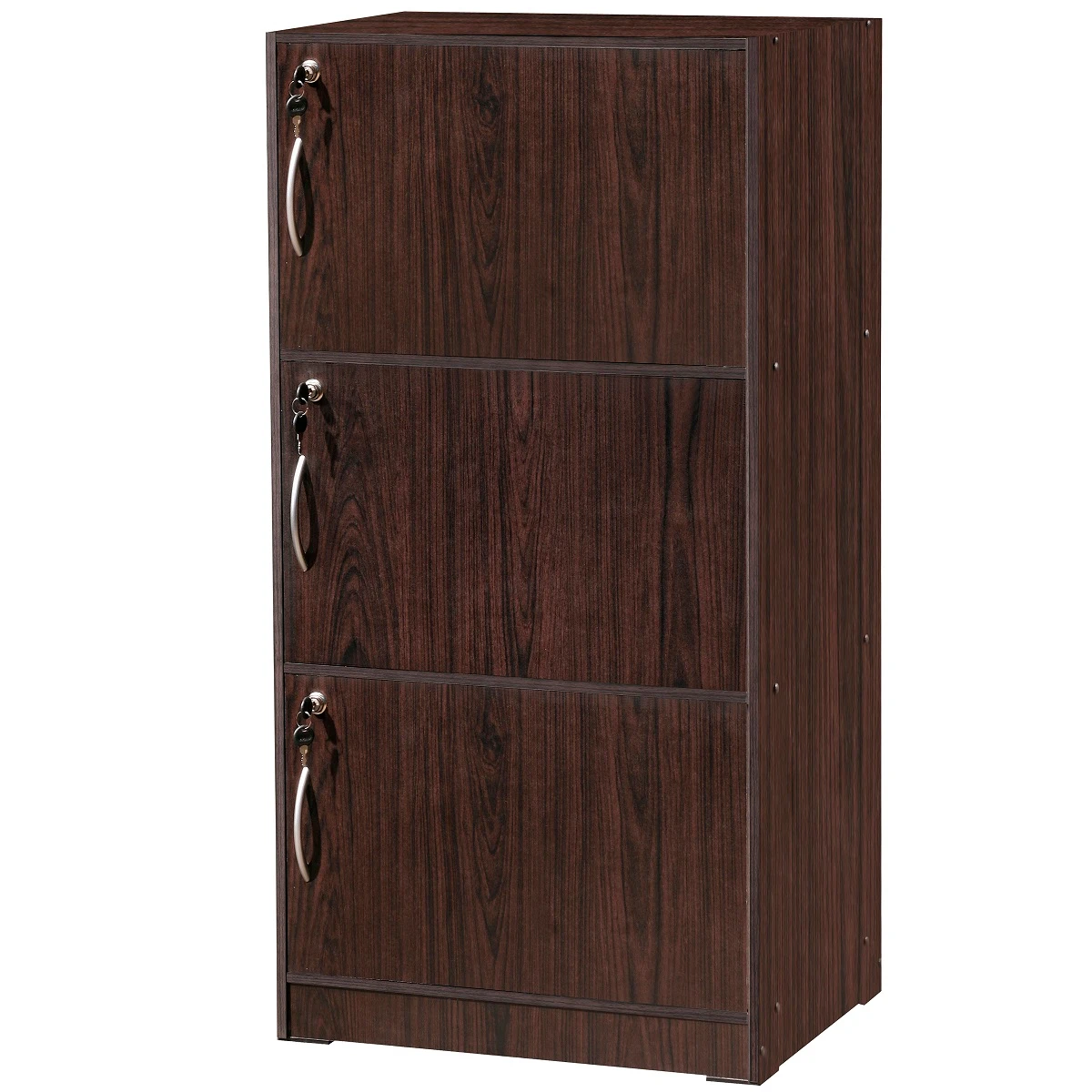 3 Tier With Cover Doors Multi Functional Wooden Rack High Quality